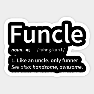 Funcle Definition Sticker